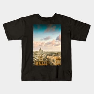 Rome Cityscape Skyline Kids T-Shirt